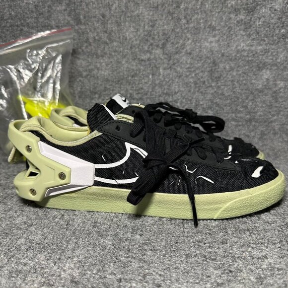 Nike Blazer Low Acronym Black Olive Aura Mens Shoes Sneakers DO9373-001 Size 5 main image 7